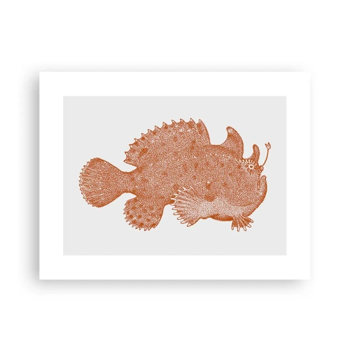 Affisch - Och ändå en fisk - 40x30 cm