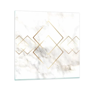 Glastavla - Bild på glas - Utsikt över oändlighet - 70x70 cm