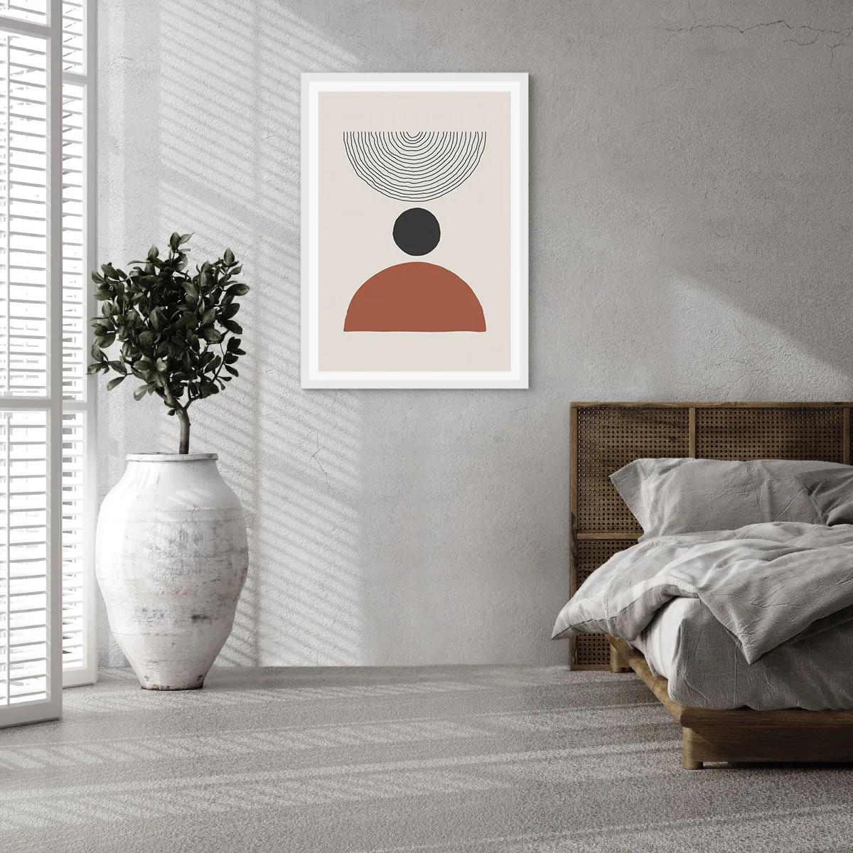 Affisch i vit ram - I fokus - 30x40 cm