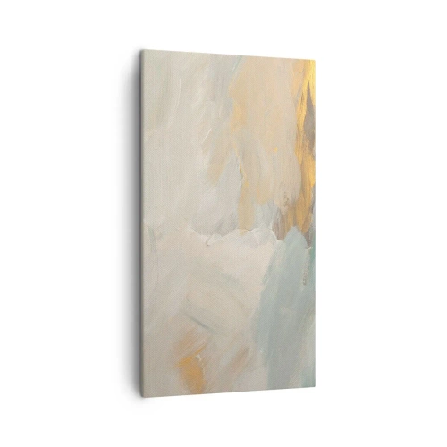Canvastavla - Bild på duk - Abstraktion - ett land av mildhet - 45x80 cm