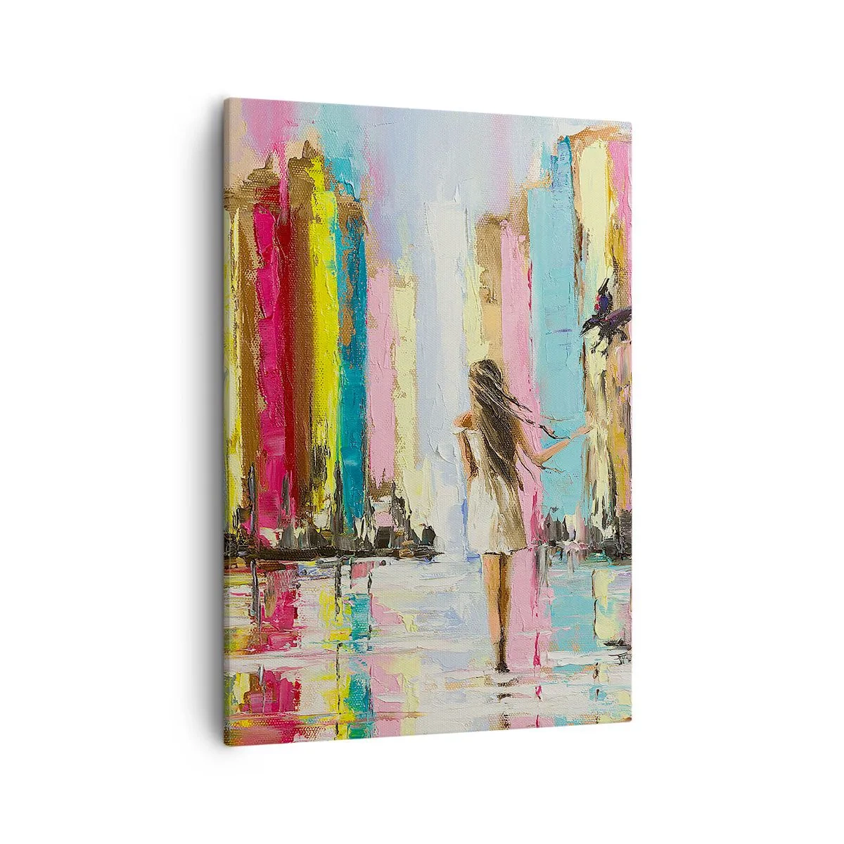 Canvastavla - Bild på duk - Kom med mig - 50x70 cm