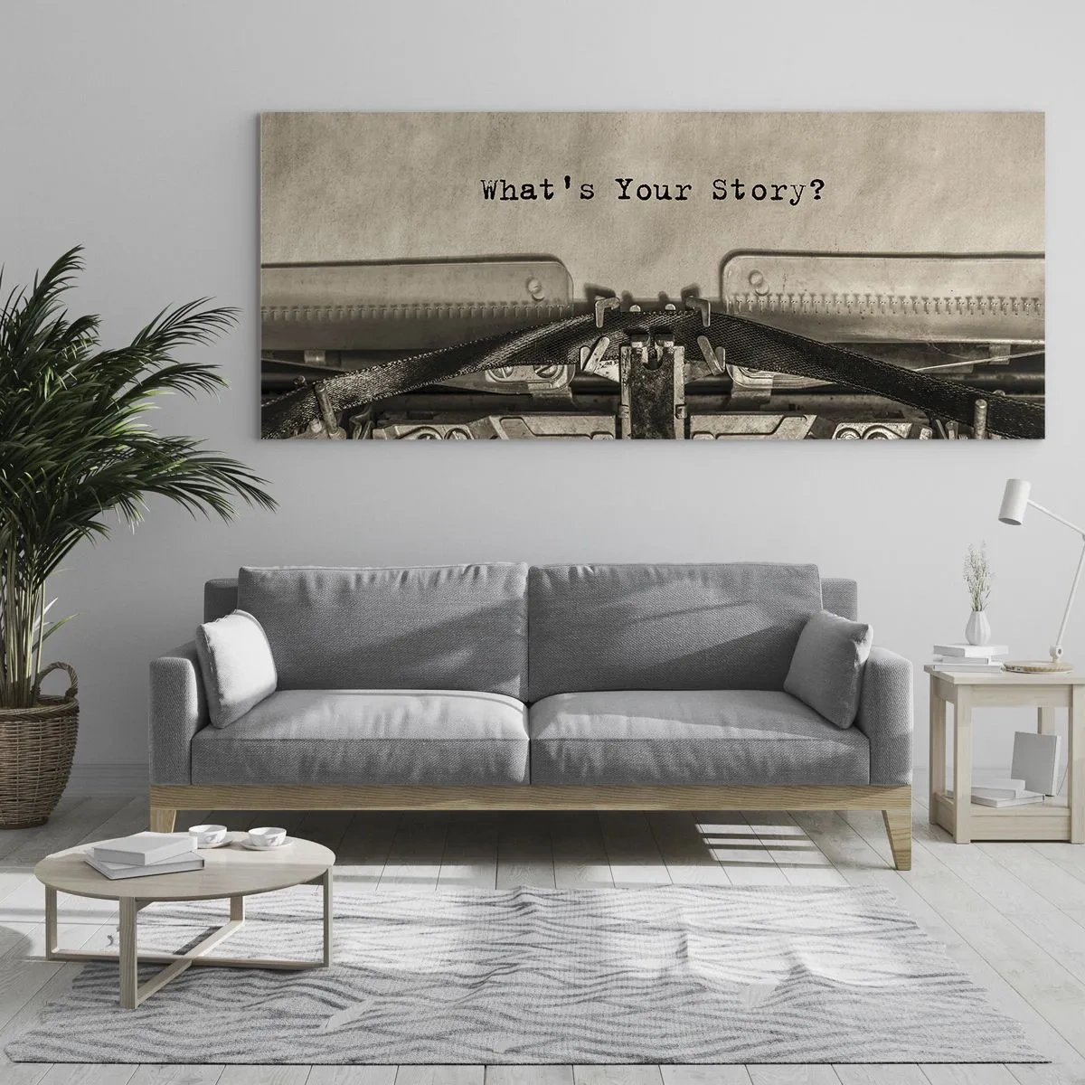 Glastavla - Bild på glas - Svara mig - 90x30 cm