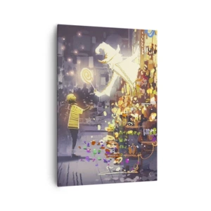 Canvastavla - Bild på duk - Trolldom existerar - 70x100 cm