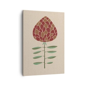 Canvastavla - Bild på duk - Som en stor barrkotte - 50x70 cm