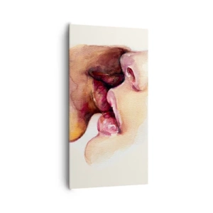 Canvastavla - Bild på duk - Som dag och natt, jord och himmel - 65x120 cm