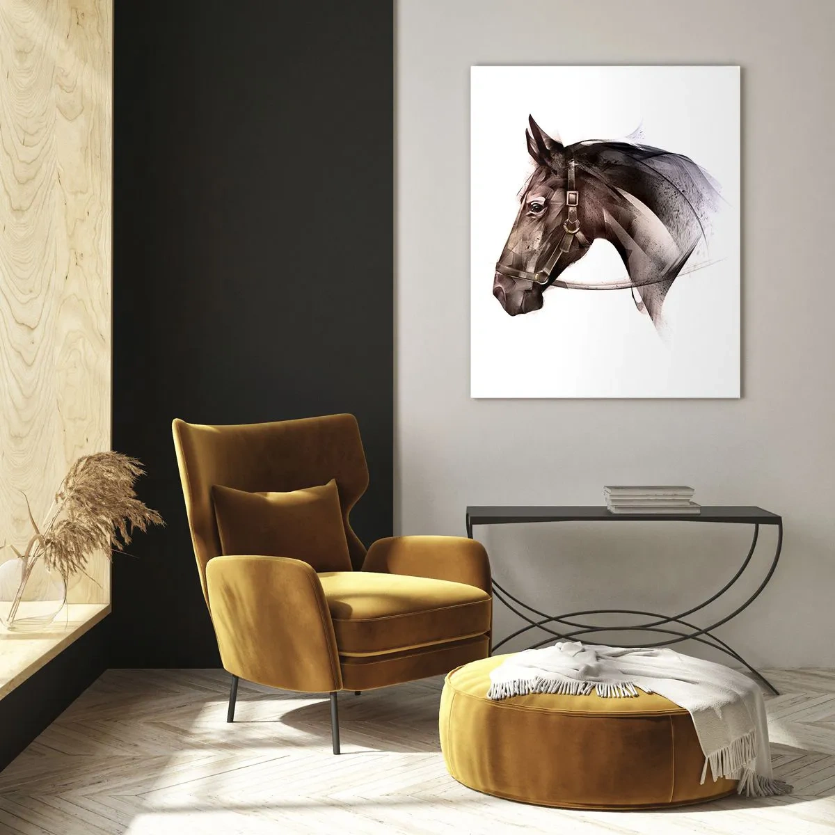 Glastavla - Bild på glas - Vilken charm - 70x100 cm