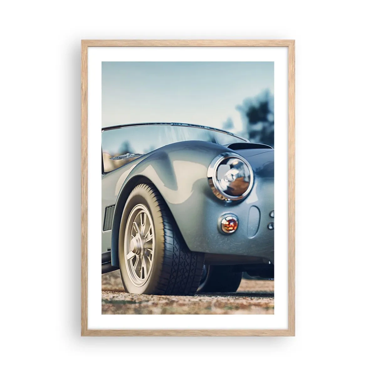 Affisch i ram av ljusek - Det är stilen som räknas - 50x70 cm