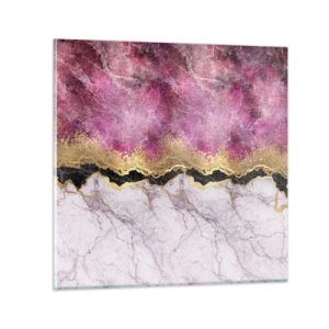 Glastavla - Bild på glas - På gränsen - 30x30 cm