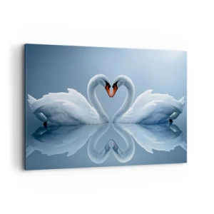 Canvastavla - Bild på duk - Tid för kärlek - 100x70 cm