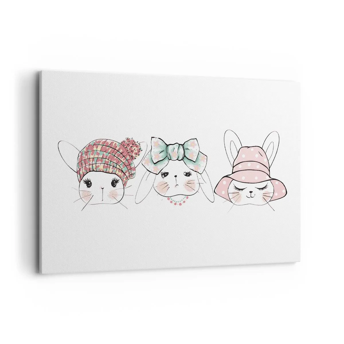 Canvastavla - Bild på duk - Fundersam, ledsen, glad - 120x80 cm