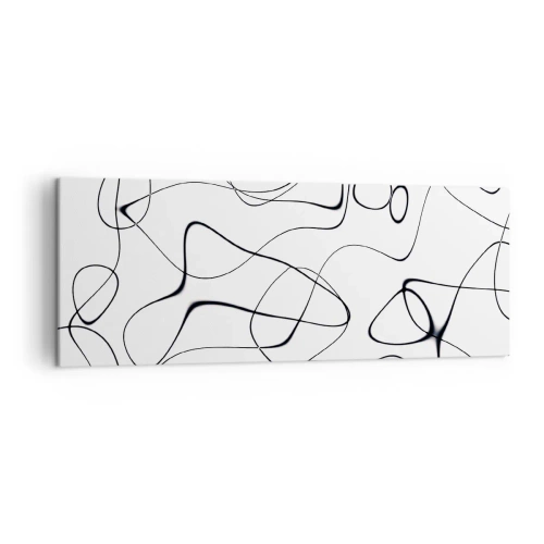 Canvastavla - Bild på duk - Livets stigar, ödets tur - 140x50 cm