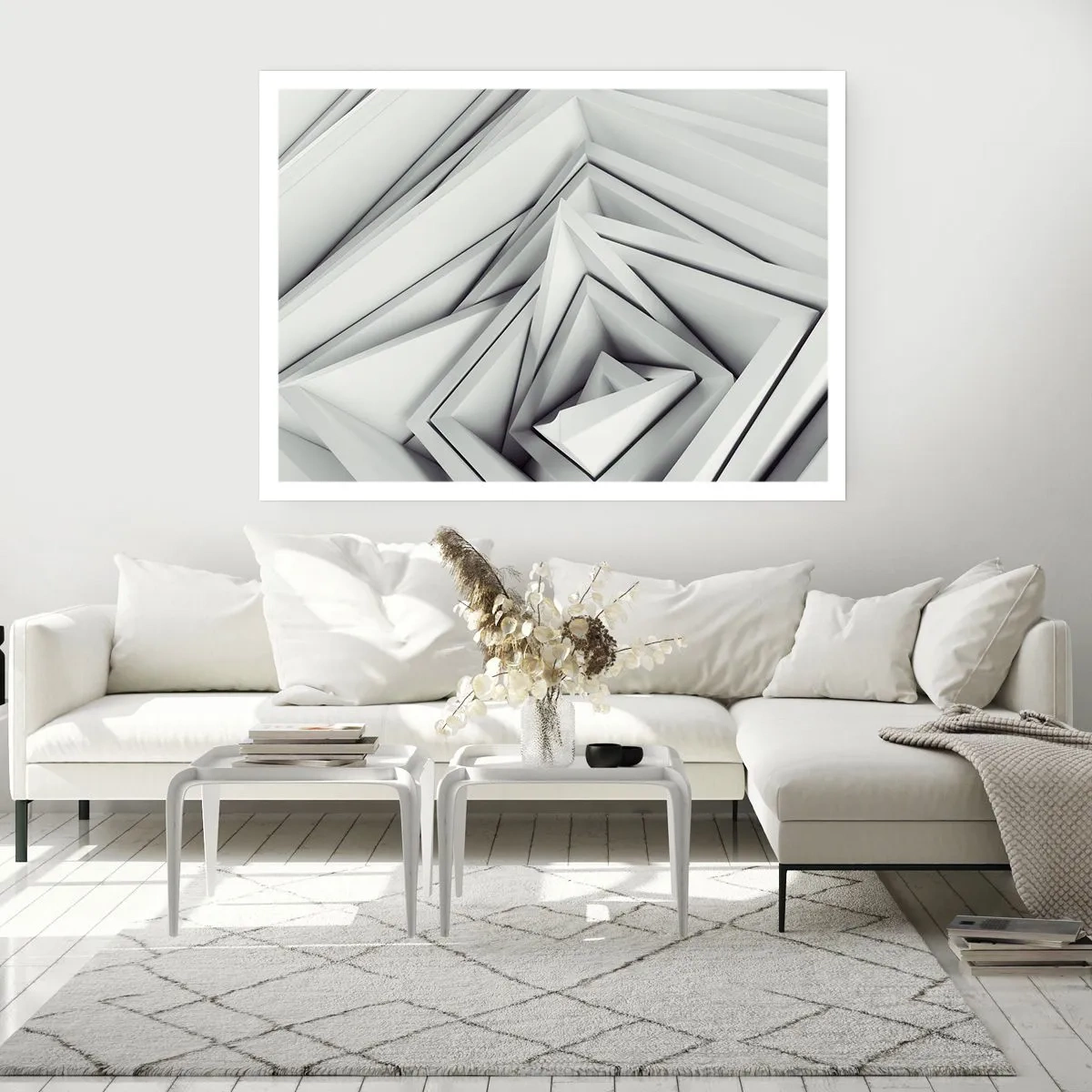 Affisch - Blommande vassa kanter - 100x70 cm