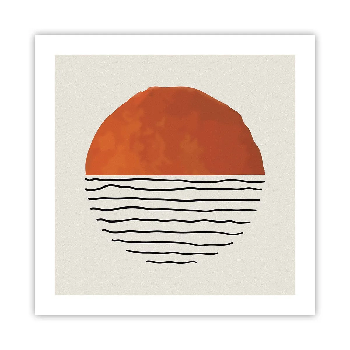 Affisch - I japansk stämning - 50x50 cm