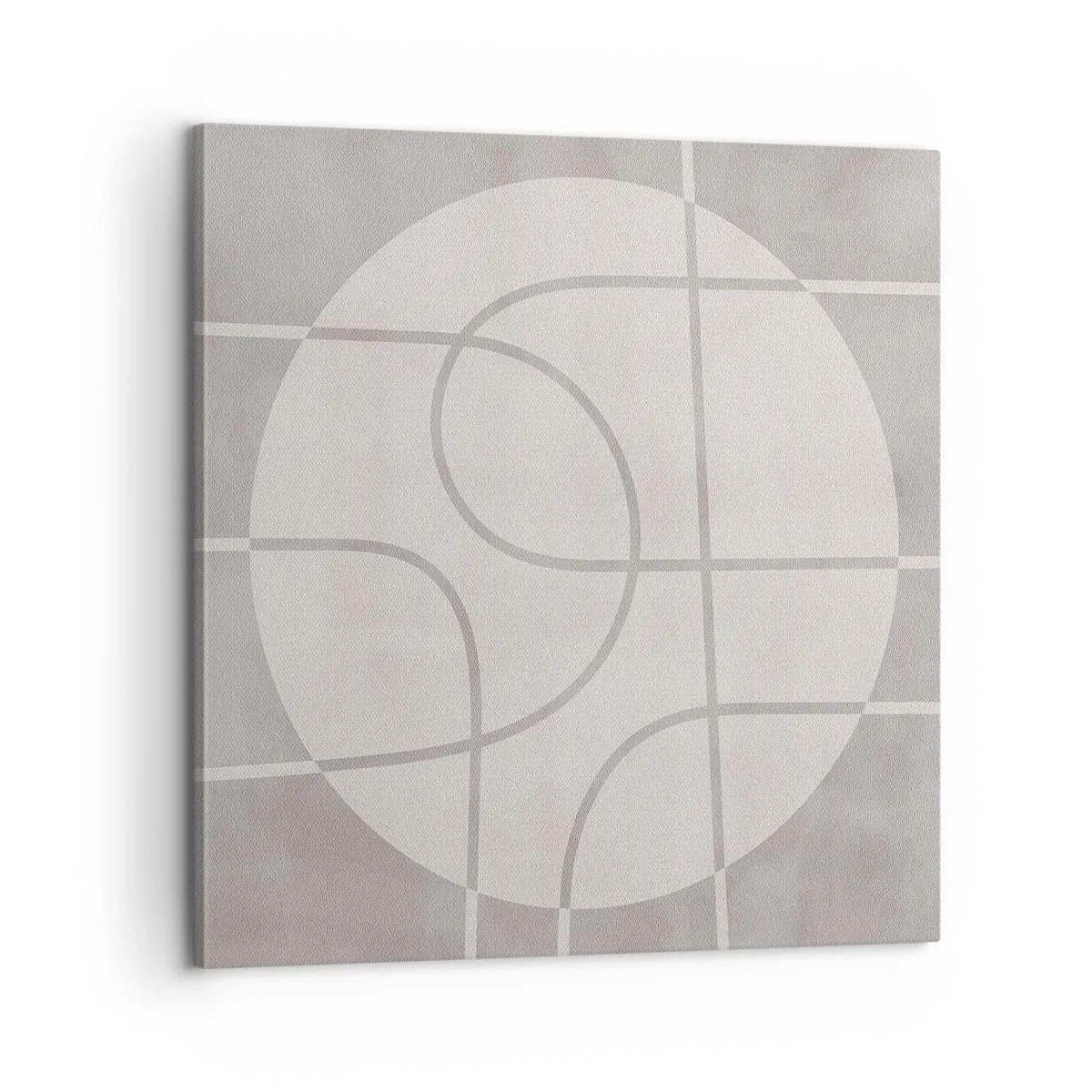 Canvastavla - Bild på duk - Cirkulärt och rakt fram - 60x60 cm