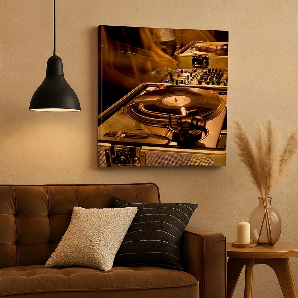 Canvastavla - Bild på duk - Känner du kraften? - 30x30 cm