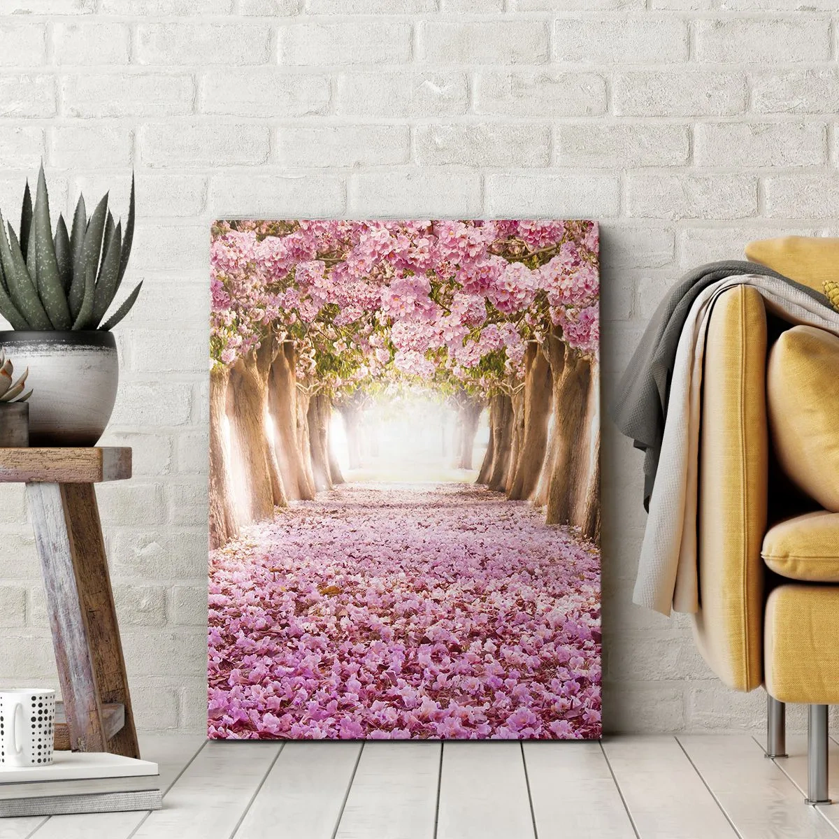 Canvastavla - Bild på duk - Vägen till paradiset - 50x70 cm