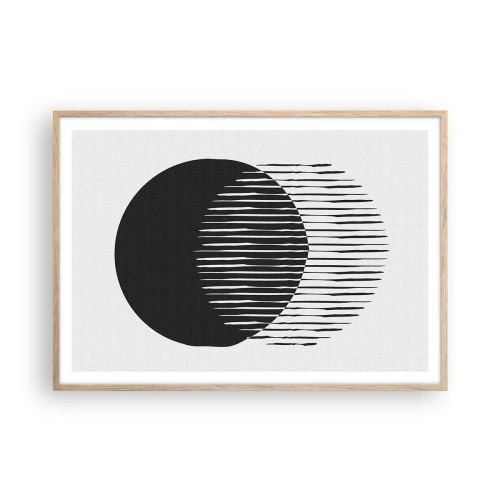 Affisch i ram av ljusek - Hans alter ego - 100x70 cm