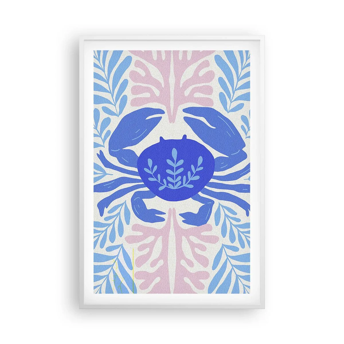 Affisch i vit ram - Som en havsblomma - 61x91 cm