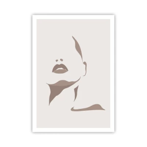 Affisch - Skapad av ljus och skugga - 70x100 cm