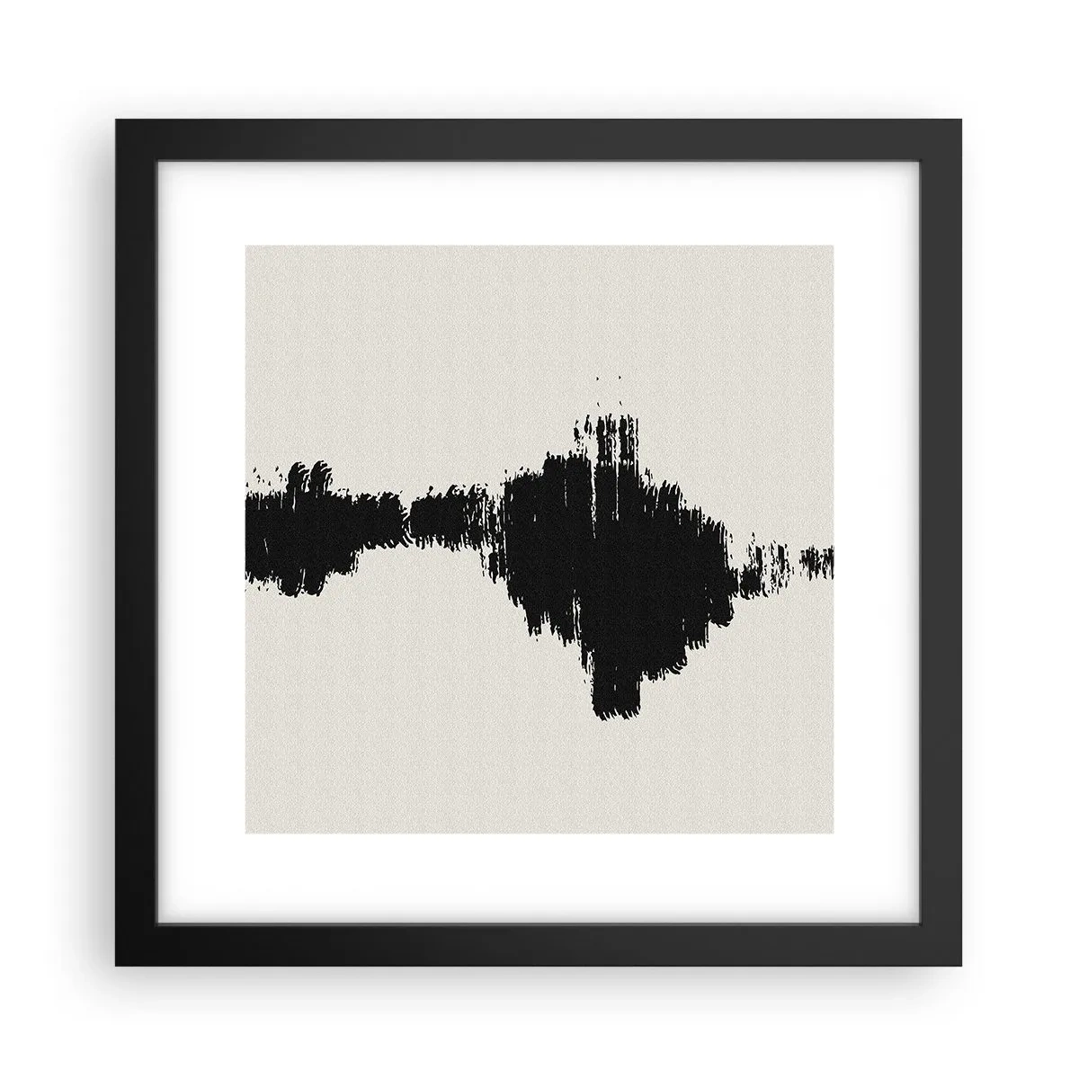 Affisch i svart ram - Fantasins vibrationer - 30x30 cm