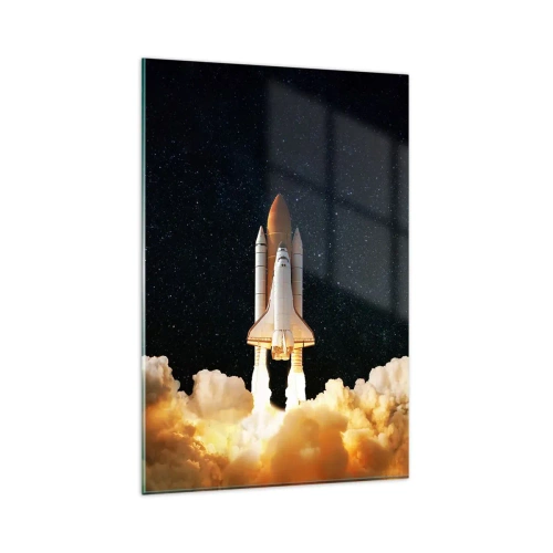 Glastavla - Bild på glas - Ad astra! - 80x120 cm