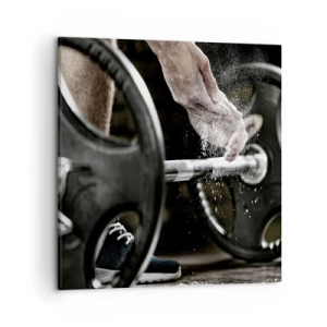 Canvastavla - Bild på duk - Utmaningen accepterad! - 50x50 cm