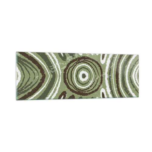 Glastavla - Bild på glas - Explosion av känslor - 90x30 cm