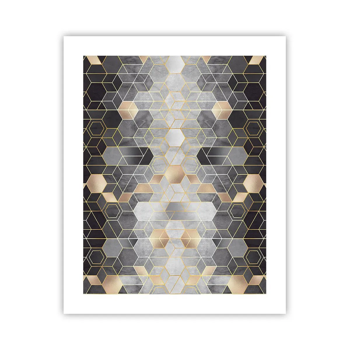Affisch - Diamantkomposition - 40x50 cm