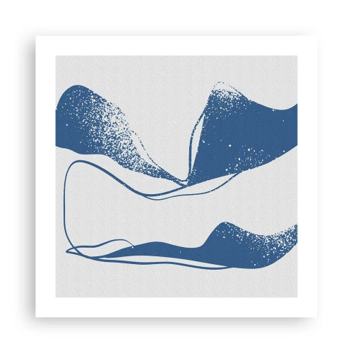 Affisch - Bevingad abstraktion - 50x50 cm