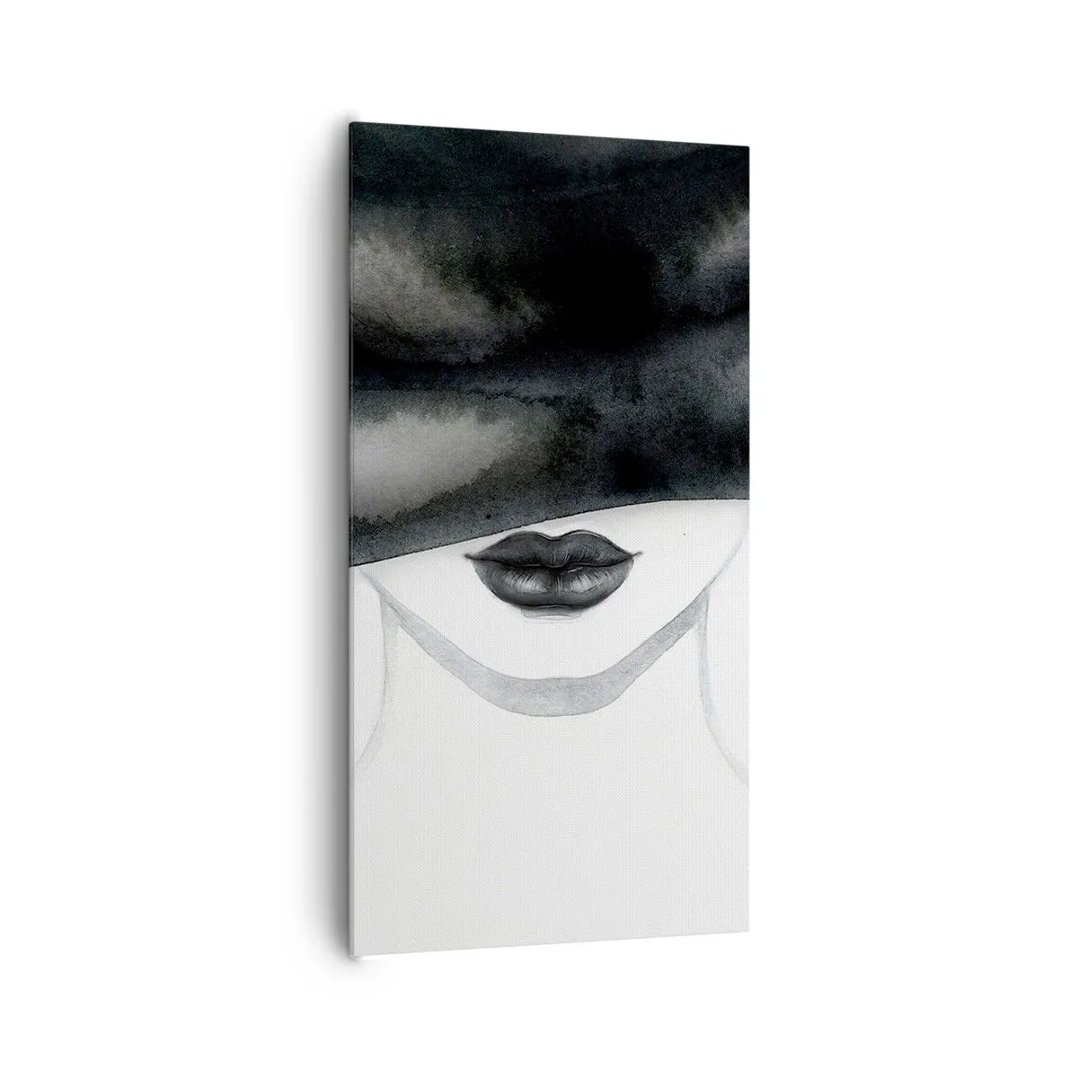 Canvastavla - Bild på duk - Sensuell hemlighet - 65x120 cm