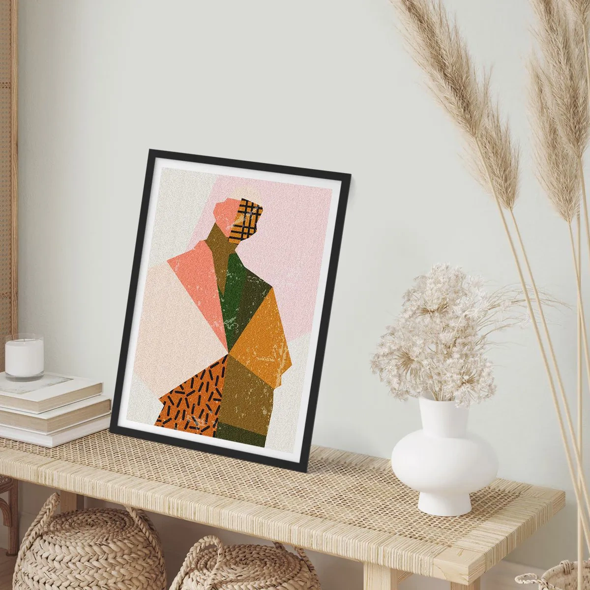 Affisch i svart ram - Människan - en komplex varelse - 70x100 cm