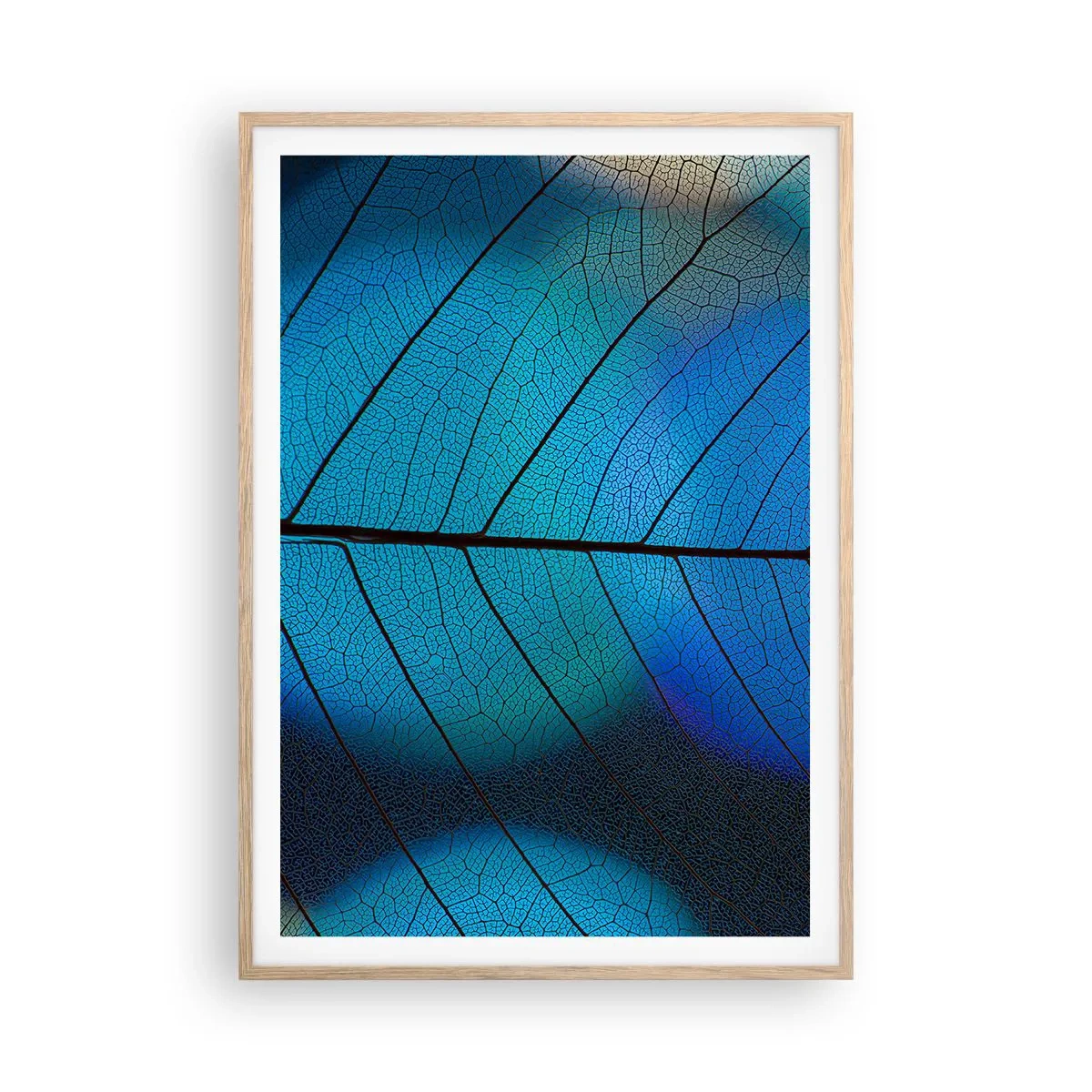 Affisch i ram av ljusek - Invecklad konstruktion - 70x100 cm