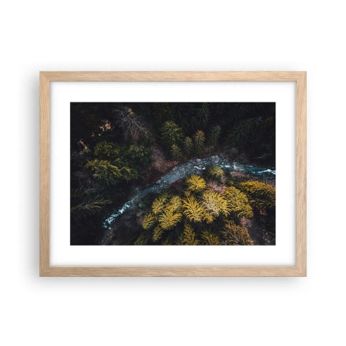 Affisch i ram av ljusek - Snabbt, allt snabbare - 40x30 cm