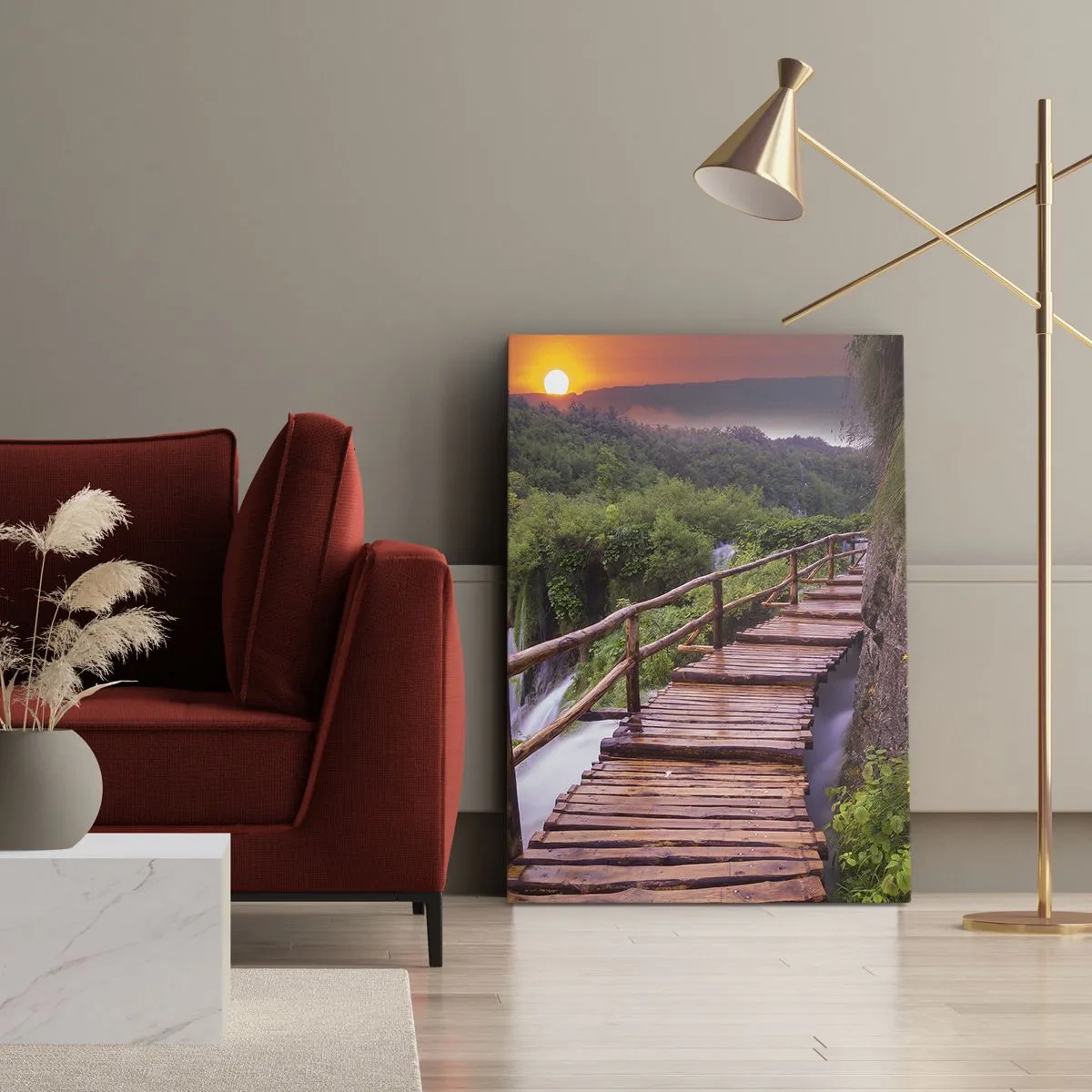Canvastavla - Bild på duk - Otrolig skönhet - 50x70 cm