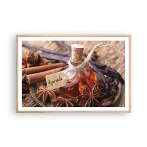 Affisch i ram av ljusek - Mot kroppens och själens enighet - 91x61 cm