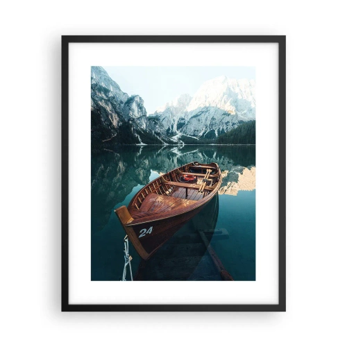 Affisch i svart ram - Som målat på glas - 40x50 cm