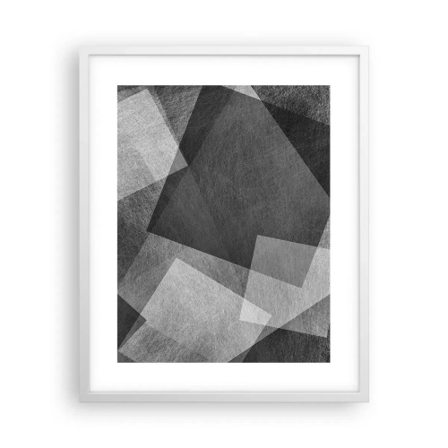 Affisch i vit ram - Den eviga symbolen för hållbarhet och ordning - 40x50 cm