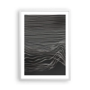 Affisch i vit ram - Rytm och accent - 50x70 cm