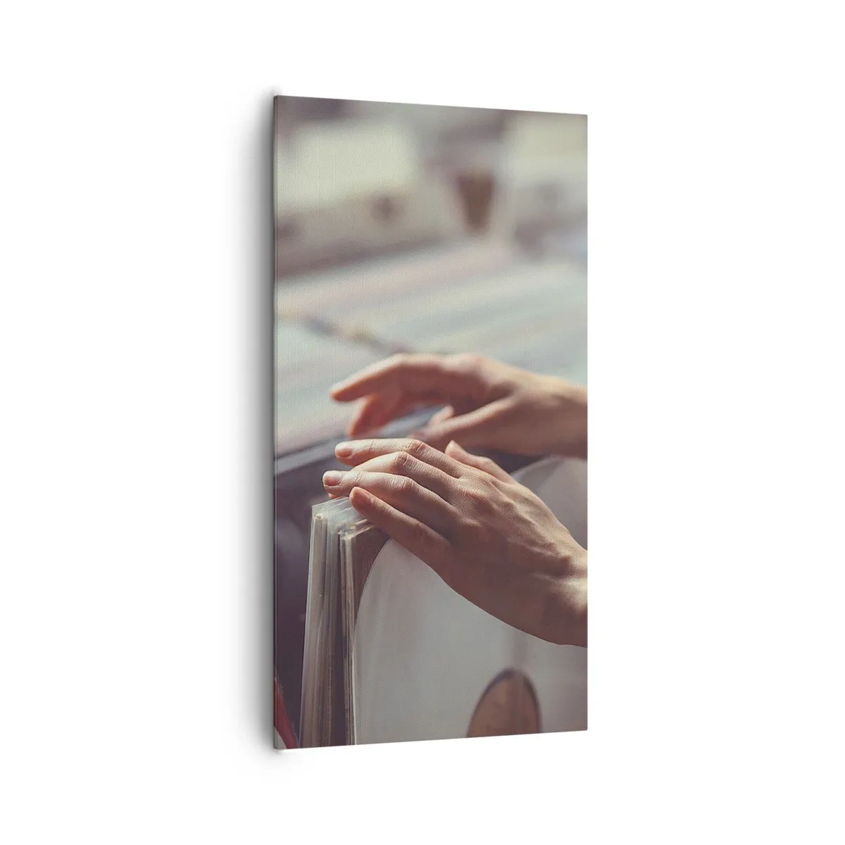 Canvastavla - Bild på duk - I jakten efter känslor - 65x120 cm