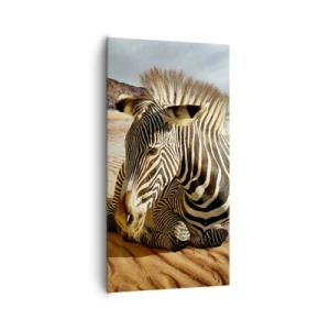 Canvastavla - Bild på duk - Vi passar till varandra - 65x120 cm