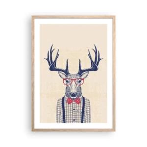 Affisch i ram av ljusek - Rolig extravagans - 50x70 cm