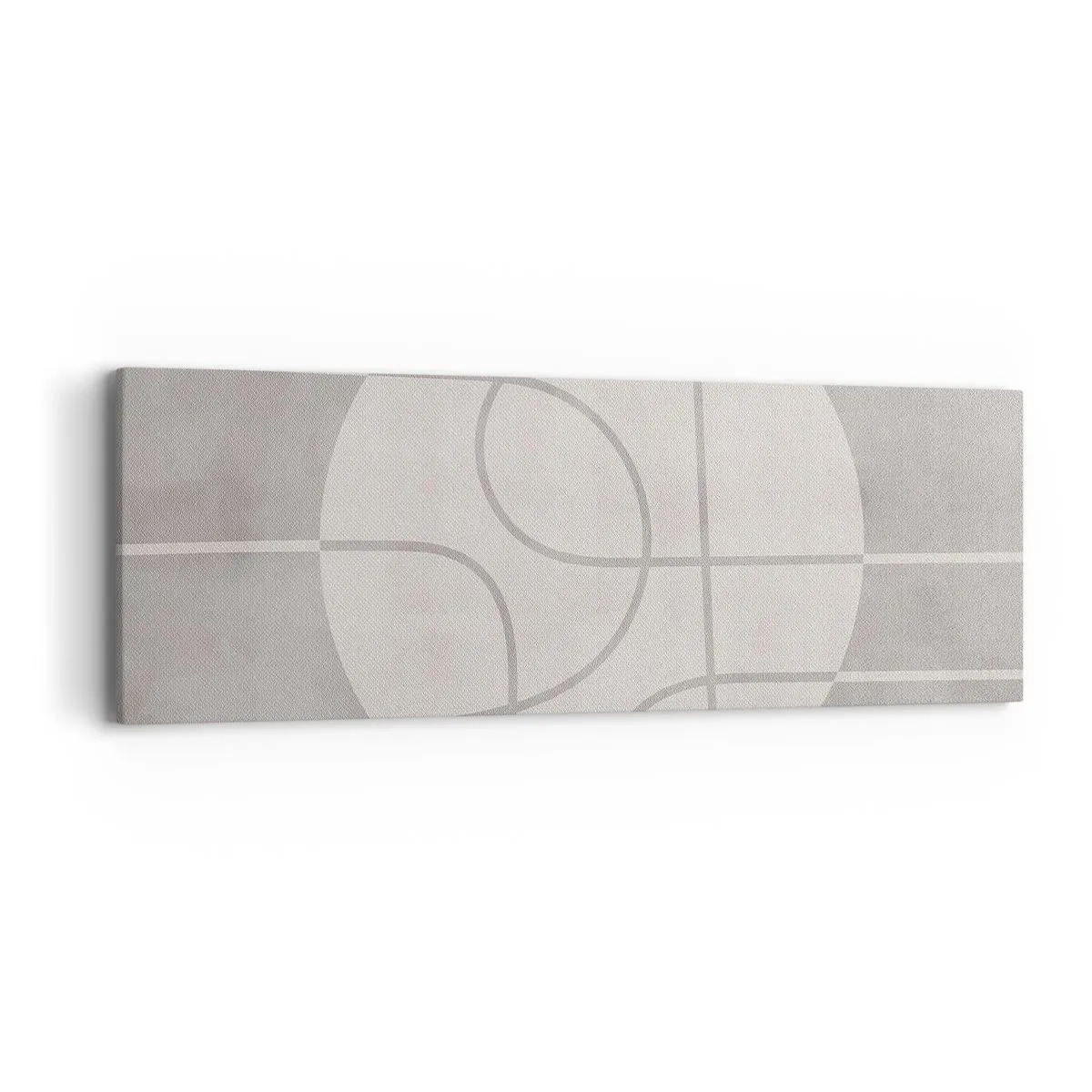 Canvastavla - Bild på duk - Cirkulärt och rakt fram - 90x30 cm