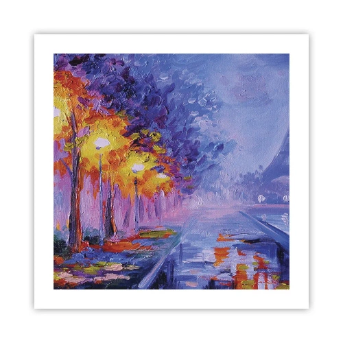 Affisch - Drömpromenad - 50x50 cm