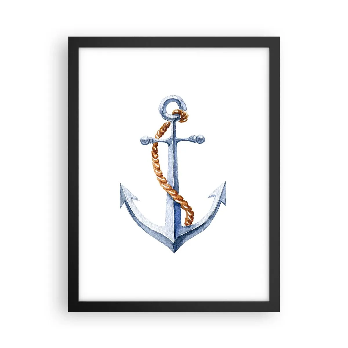 Affisch i svart ram - Heja äventyret! - 30x40 cm