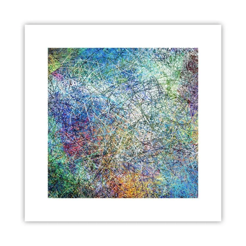 Affisch - Det är inte så enkelt - 30x30 cm