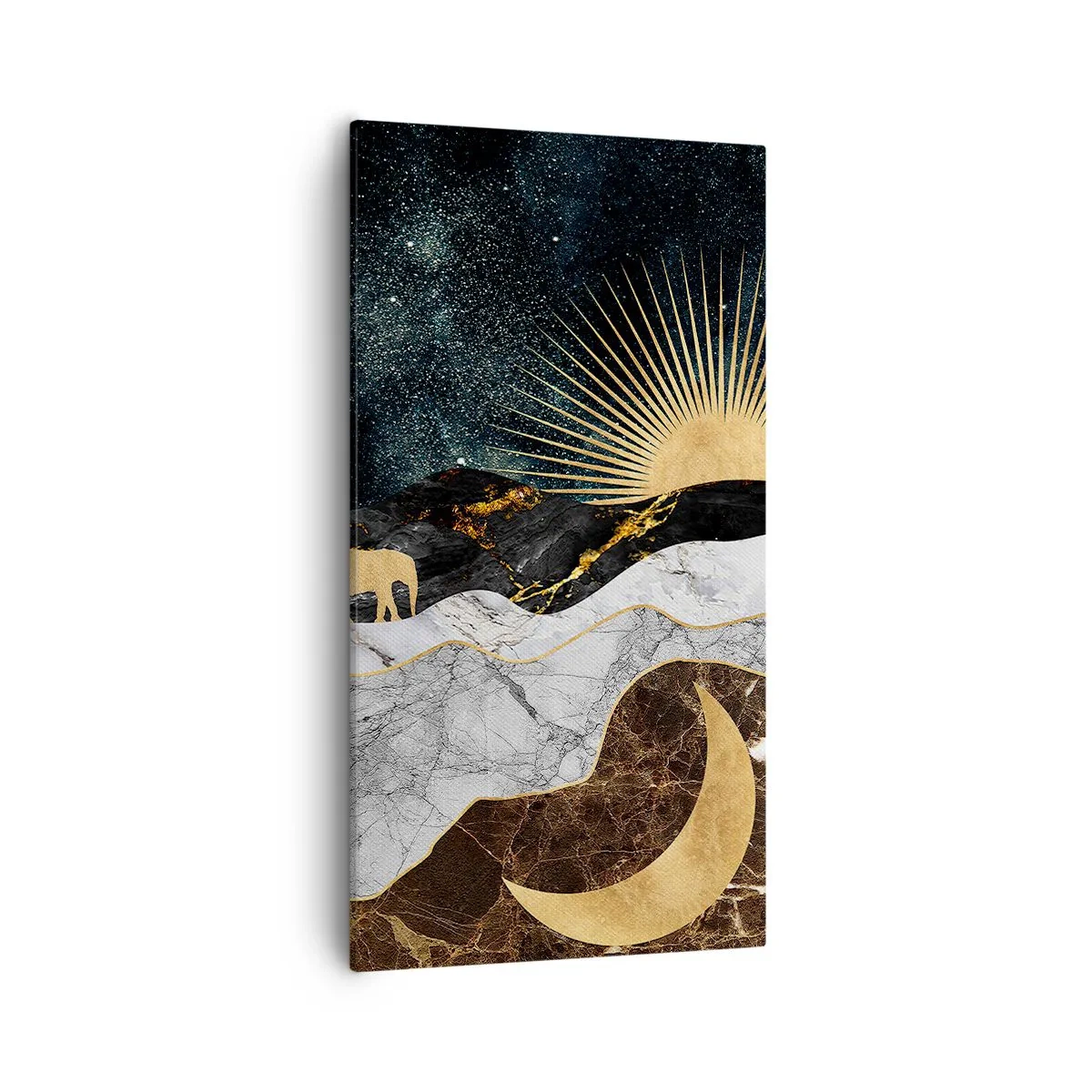 Canvastavla - Bild på duk - Eviga lagar - 55x100 cm