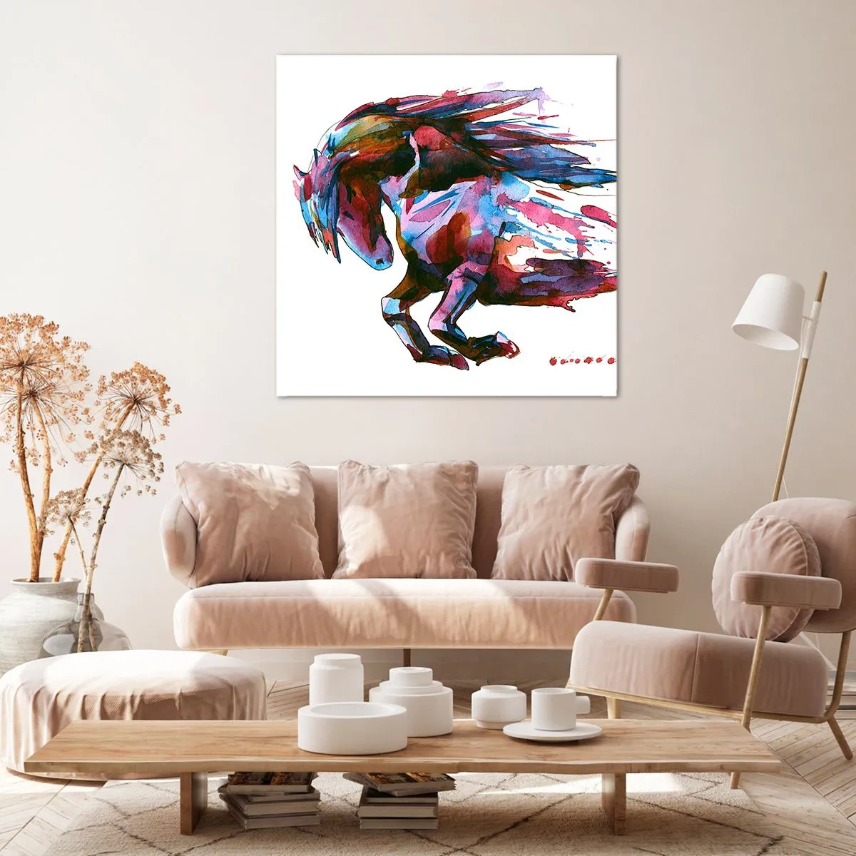 Canvastavla - Bild på duk - I extas - 40x40 cm