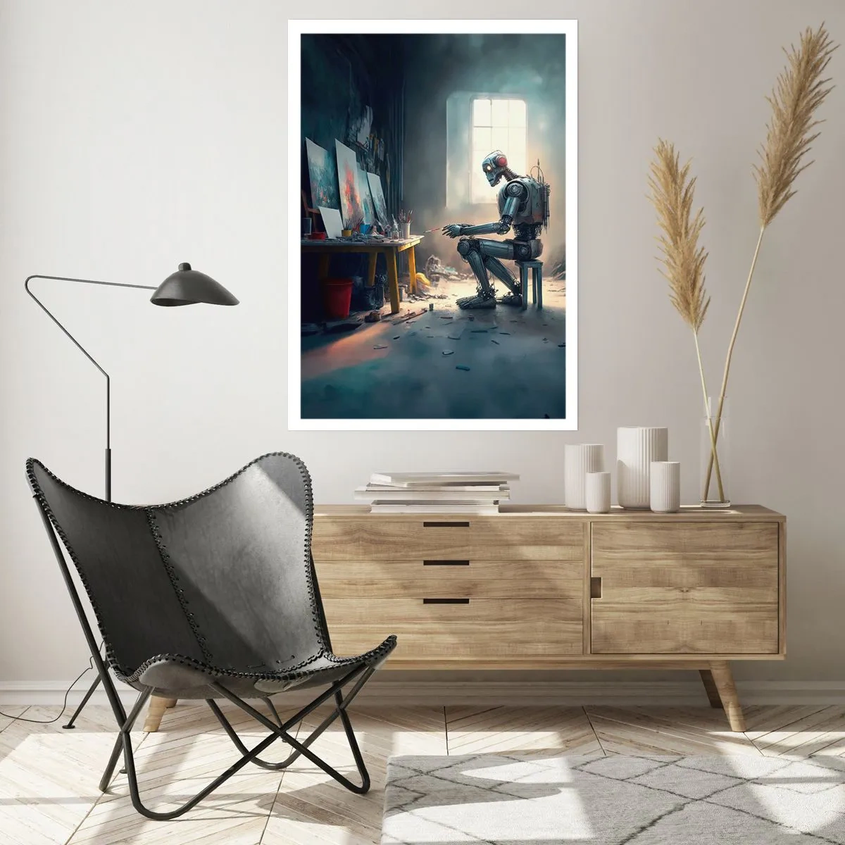 Affisch - Den skapande handlingen - 40x50 cm