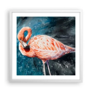 Affisch i vit ram - Dekorativt till sin natur - 50x50 cm