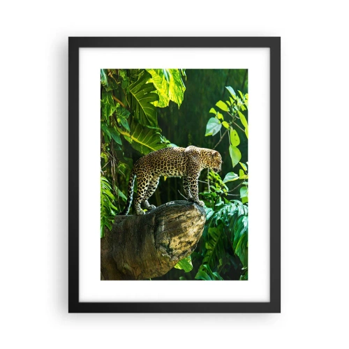 Affisch i svart ram - På jakt? - 30x40 cm